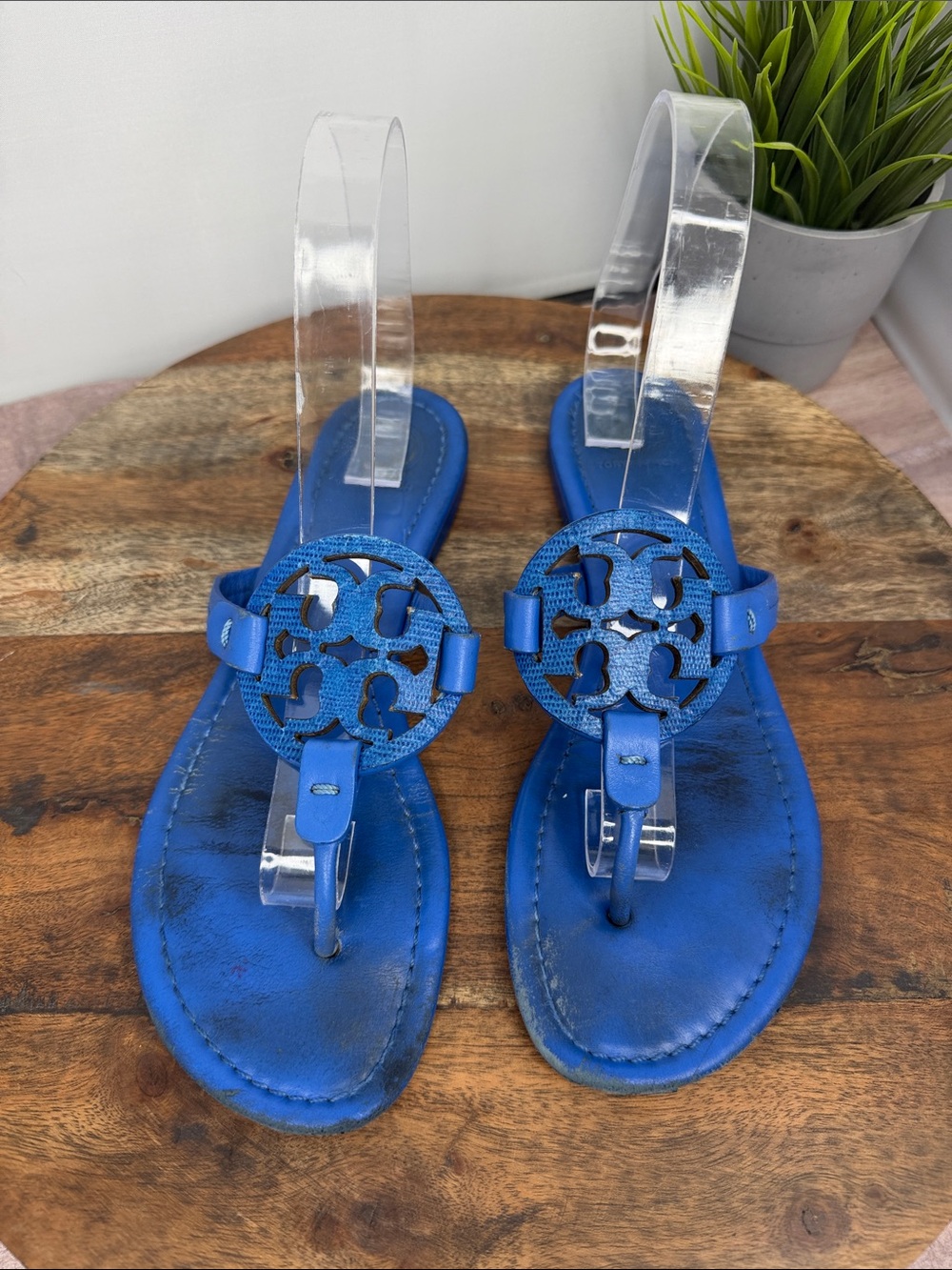 Tory Burch Blue Sandals - Size: 8.5 - Picture 2 of 7
